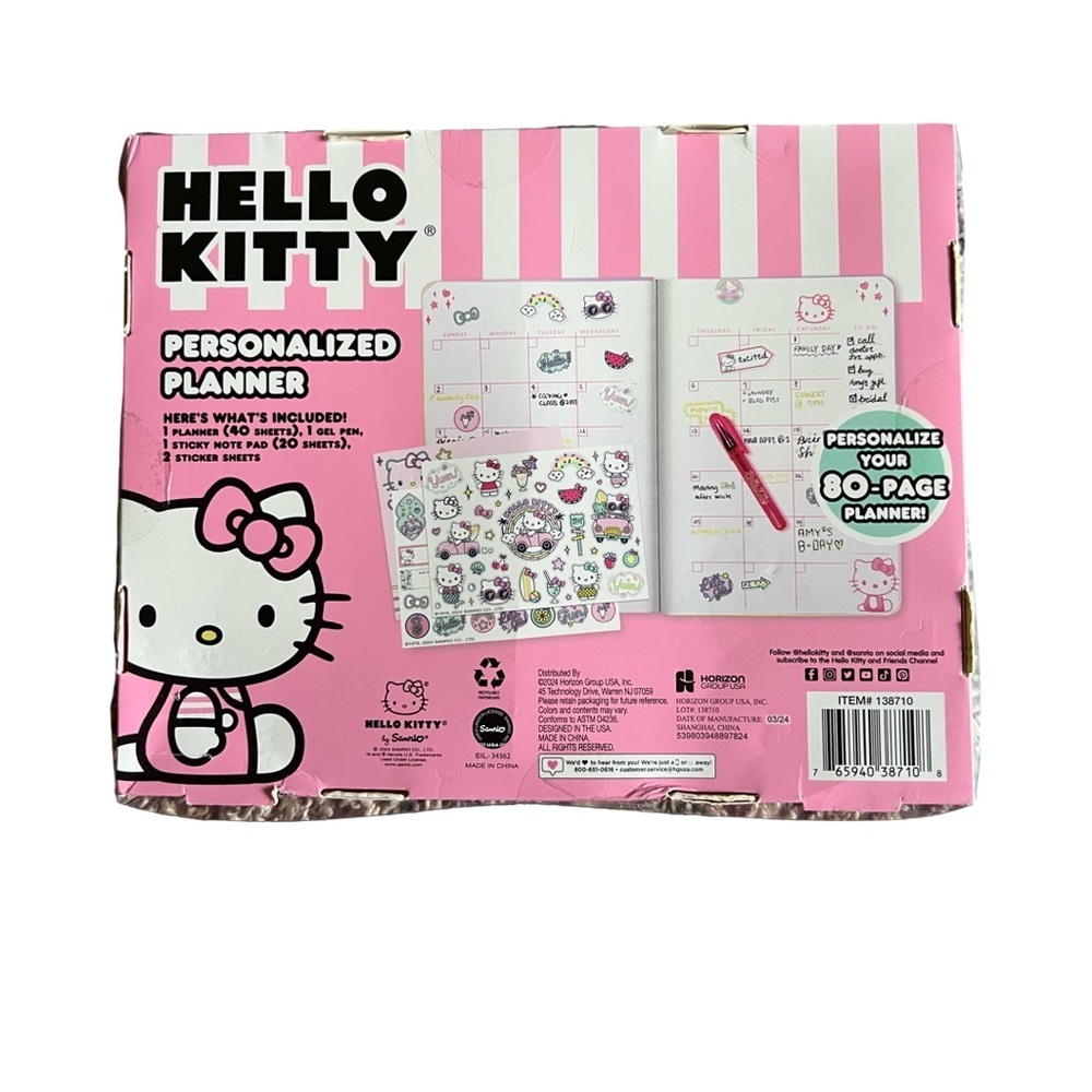 Hello Kitty Planner – Personalized Gift Journal - Picture 2 of 2